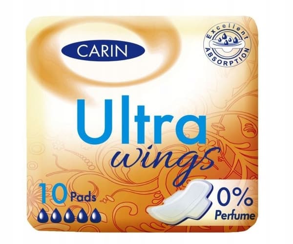 CARIN ULTRA WINGS bindor, 10 st absorberande