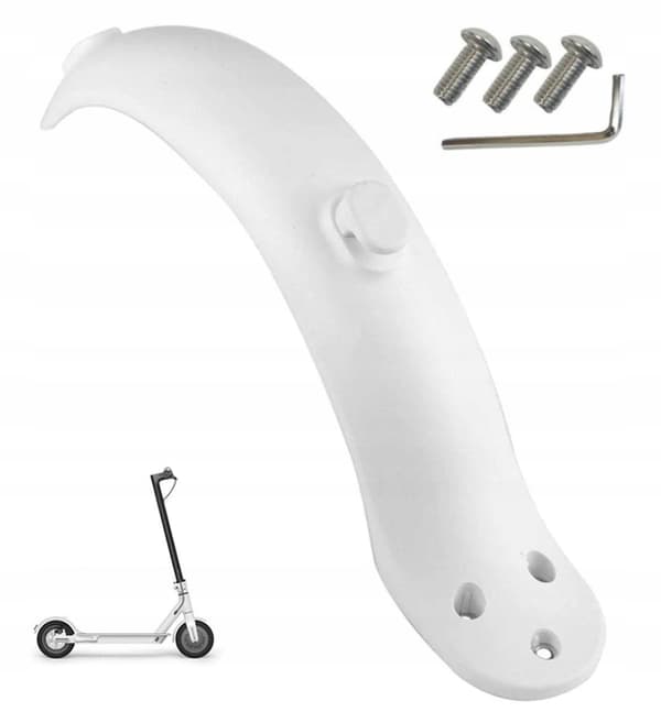 VIT bakskärm för Xiaomi M365 / Pro scooter + GRATIS