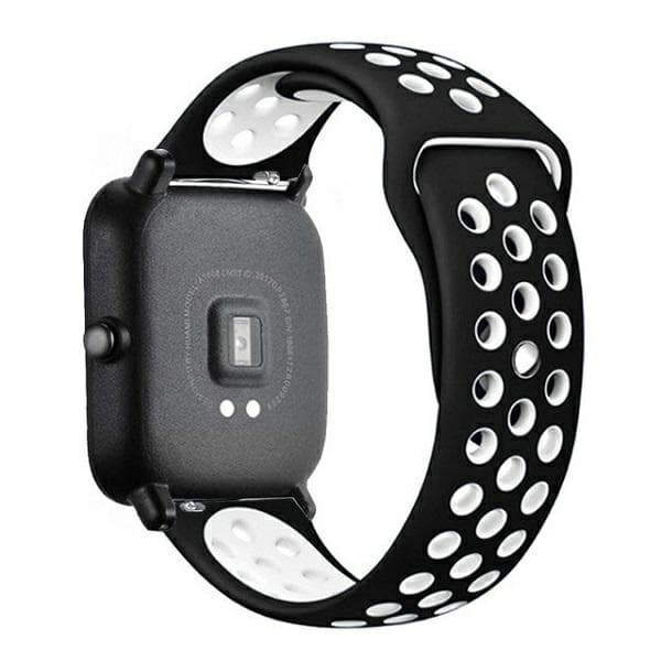 Beline Urrem 22mm Sport Silikone Sort/Hvid Æske