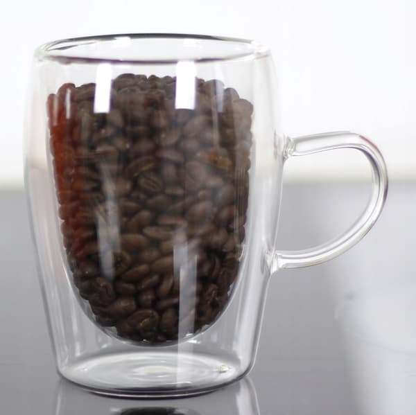 TERMOGLAS 300 ml TIL KAFFE OG TE MED HÅNDTAG SÆT x 6 DELE