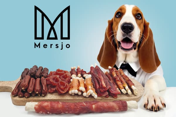 Mersjö kalkstensbitars hundbitar med kyckling, spannmålsfri, 500g
