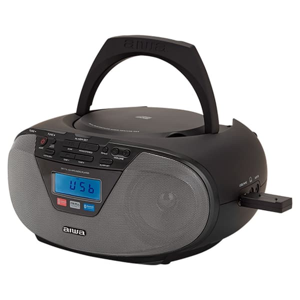 AIWA boombox BBTU-400BK CD/FM RDS/USB/BT sort