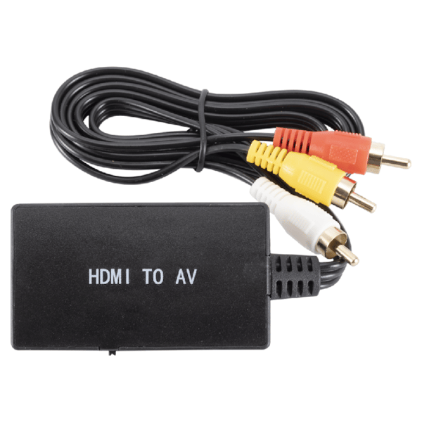 HDMI til AV RCA video konverter adapter PAL/NTSC