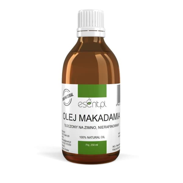 Macadamiaolja ORAFFINERAD kallpressad 250 ml