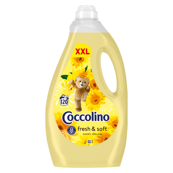 Coccolino 3L Fresh&Soft Lycklig gul