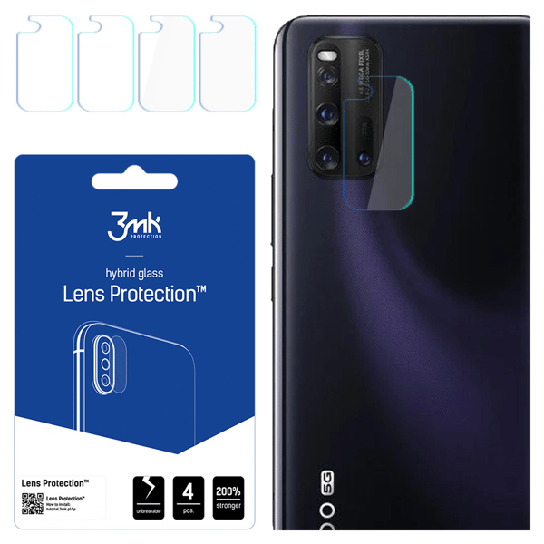 Vivo IQOO 3 5G - 3mk linsskydd