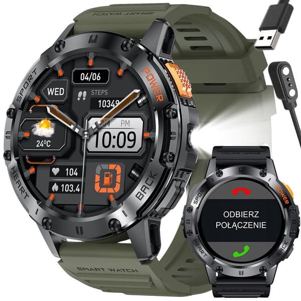 GRAVITY GT22-5 SMARTKLOCKA FÖR HERR – AMOLED, EXTRA ARMBAND (sg030e)