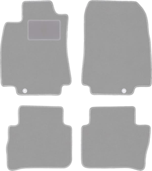 Grå bilmattor för: Nissan Tiida C11 hatchback, sedan (2004-2012)