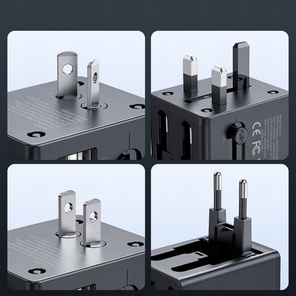 MCDODO USB-OPLADERADAPTER ENGELSK STIK USA UK EU US