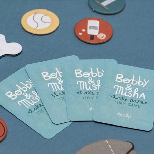 Lonji Bobby och Misha - mini-memoryspel för barn från 4 år