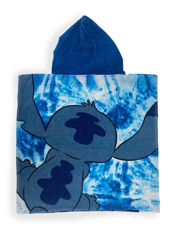 LILO STITCH Badhandduksponcho i bomull, barnöverdrag