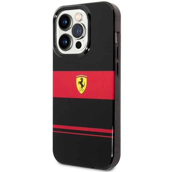 Ferrari FEHMP14LUCOK iPhone 14 Pro 6.1 sort/sort hårdt cover IMD Combi Magsafe