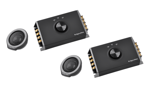 Bilbasser 5'' 100W tweeter bas sæt