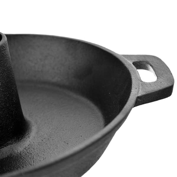 LITINA støbejerns stegepande med kyllingeholder 28 cm