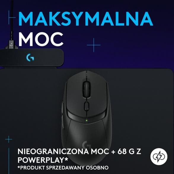 Logitech G309 Lightspeed trådløs mus, sort