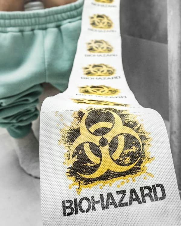 BIOHAZARD XL wc-paperia 1 kpl.