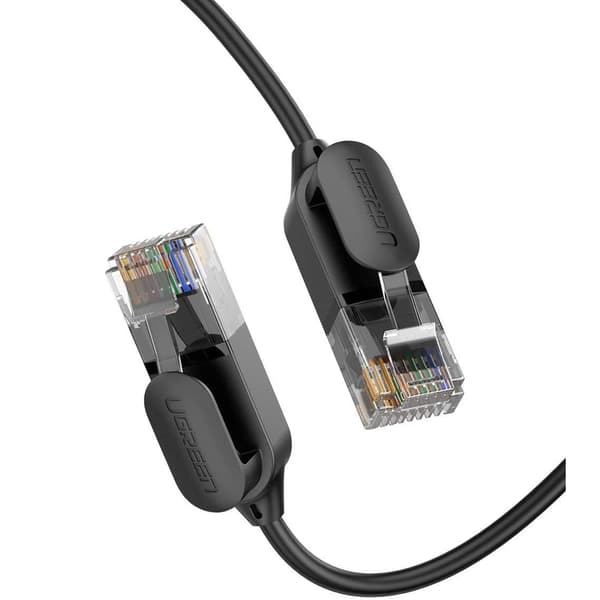 UGREEN NW122 Ethernet RJ45 netværkskabel, Cat.6A, UTP, 1m (sort)