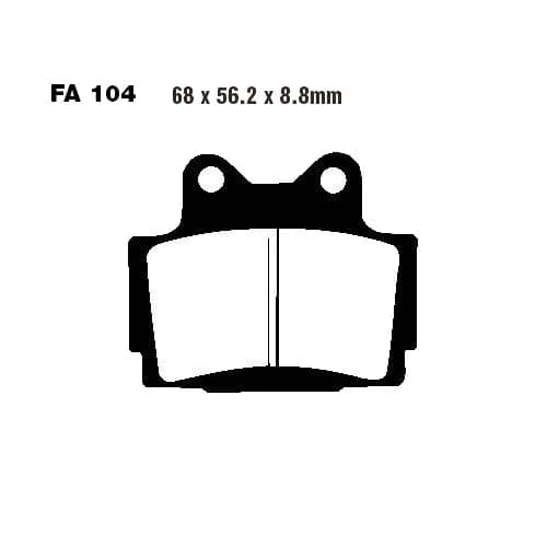EBC FA104 bremseklodser