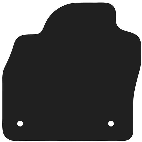 Polyamid gummierad förarmatta för Audi A1 II (GB) hatchback 2018-