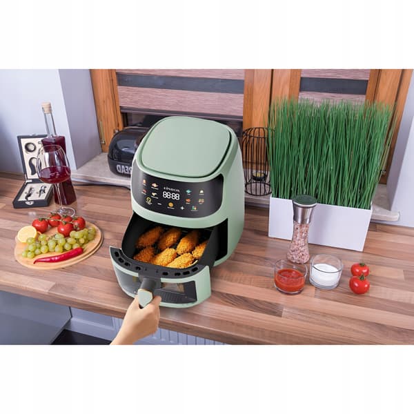 Airfryer oliefri 5L 1400W 8 programmer panel