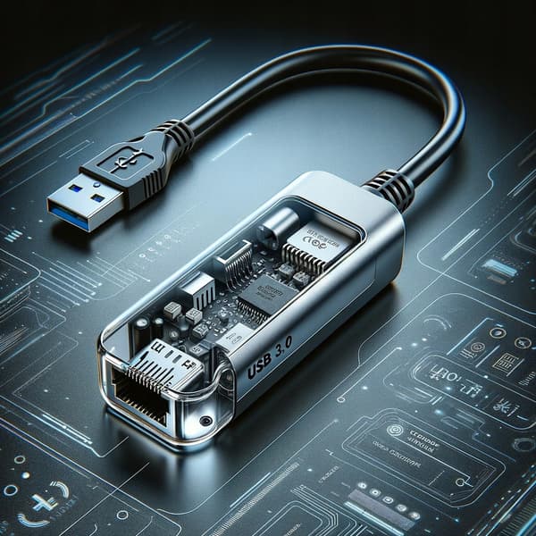 CO2 USB ETHERNET -SOVITIN LAN-VERKKOKORTTI GIGABIT RJ45 2500 Mbps