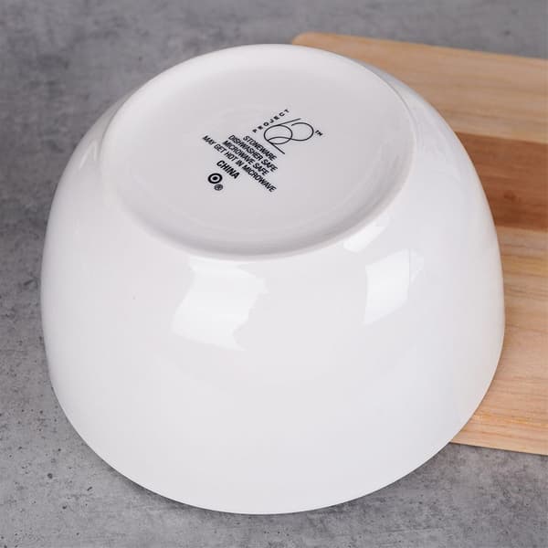 Hvid porcelænskål 16 cm, 950 ml