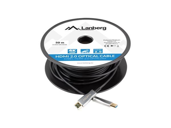 LANBERG HDMI-KABEL M/M V2.0 50M OPTISK AOC