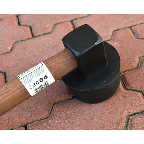 AWTOOLS PÄÄLLYSTEVASARA 1,5 KG VULKANISOITU KUMI