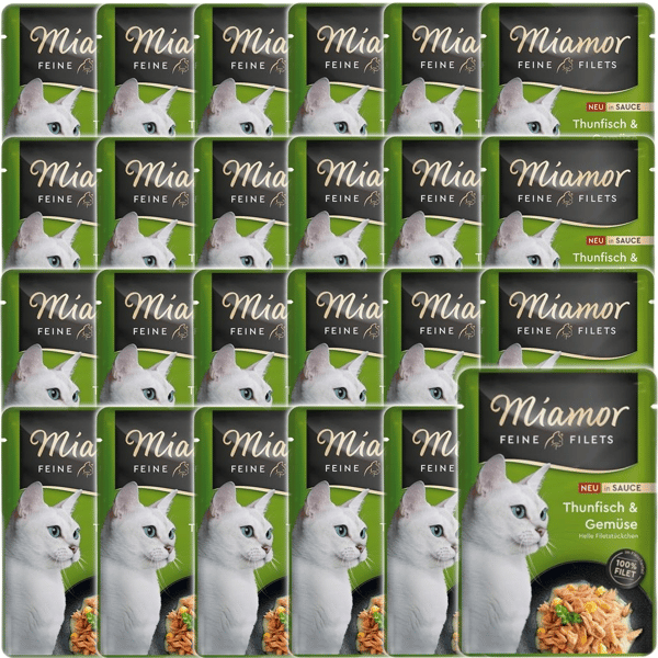 Miamor Feine Filets Tonfisk Våtfoder för Katt 24x100g