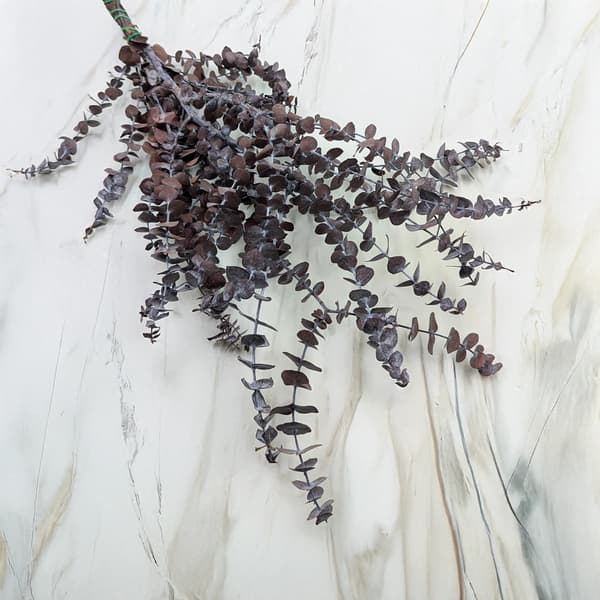 Stabiliseret eukalyptus - Babyblå - Rød