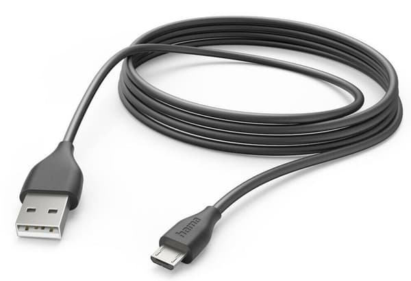 Kabel micro USB HAMA Data 3M Sort 201588