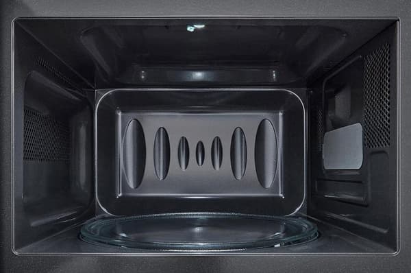 LG MS2032GAS Mikrobølgeovn Sort