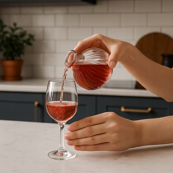 5x Glasflaskor Venice 250ml Karaff för Vatten, Juice, Likör, Olivolja