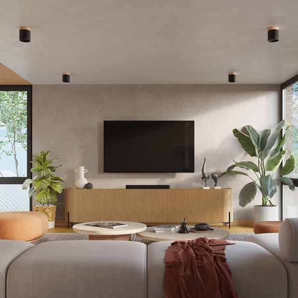 DOWNLIGHT LYRA 1 GU10 SORT TRÆ ALU LUMILO 13.499.49