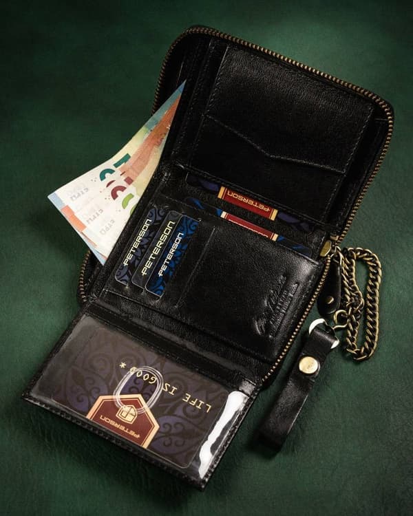Peterson PTN Herr Läderplånbok £340 2-1-1