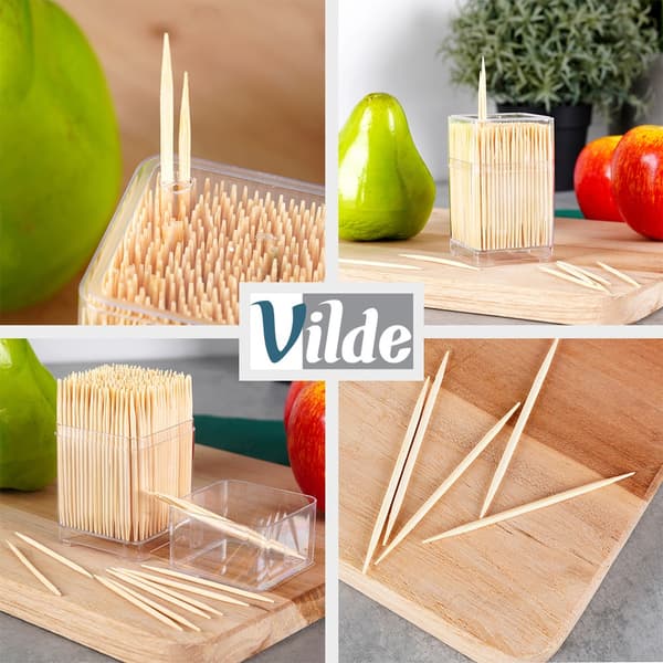 Bambu tandpetare 6,5 cm 450 st