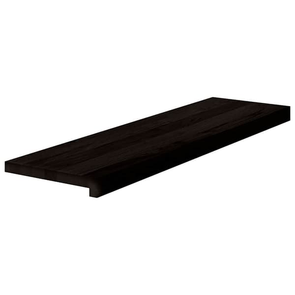 vidaXL trappetrin 2 stk. brun 90x30x2 cm massivt egetræ