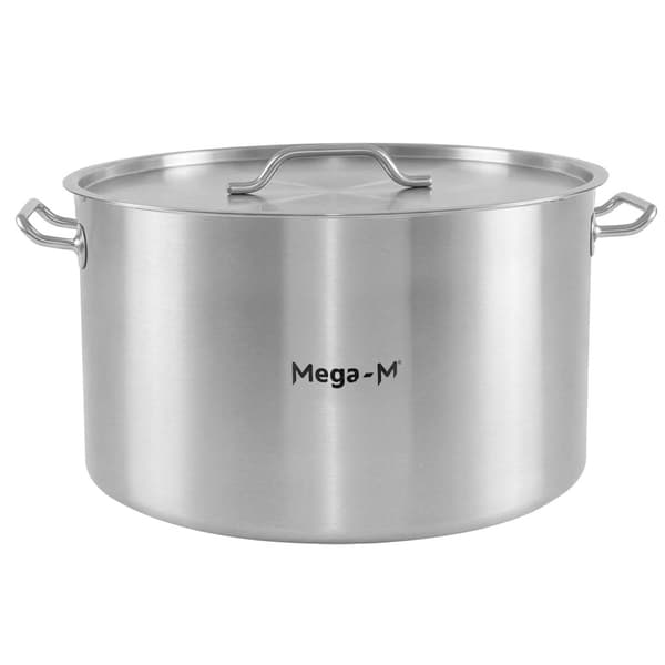 Mega-M Standard gastronomisk gryta med lock 58l 50cm diameter 30cm höjd