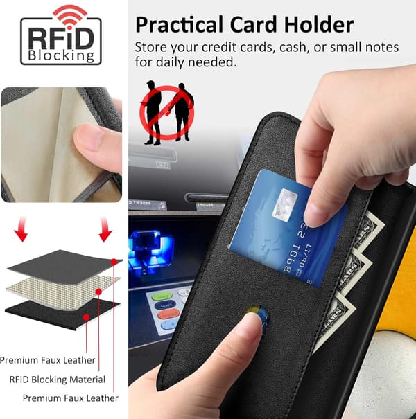 ETUI TIL SAMSUNG GALAXY S22 ULTRA MED FLIP SORT