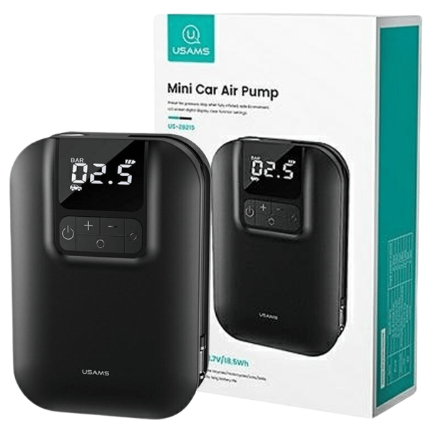 USAMS Mini Pump US-ZB215 Ilmapumppu autoon 5000mAh CQBZZ21501