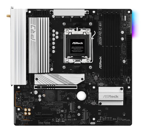 ASRock B850M Pro RS WiFi bundkort