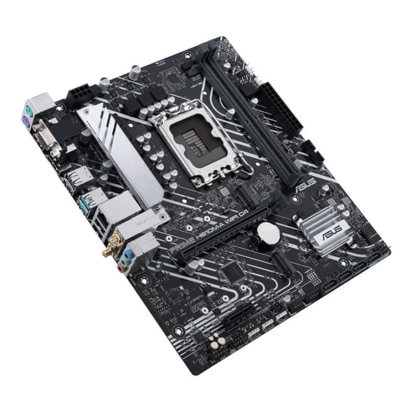 ASUS PRIME H610M-A WIFI D4 microATX-moderkort, DDR4, Wi-Fi 5