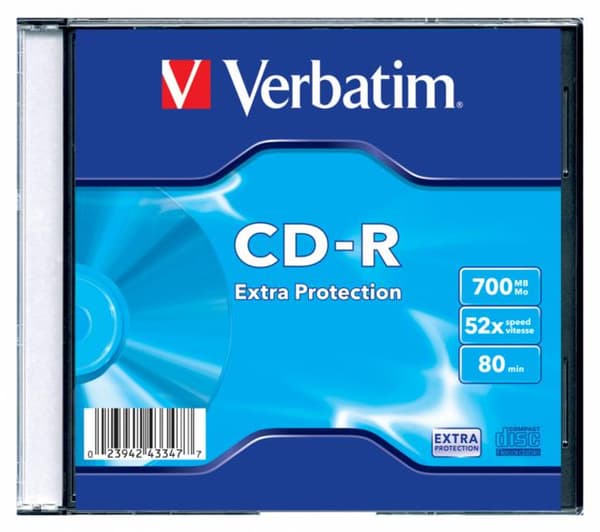 VERBATIM CD-R Ekstra Beskyttelse 1 stk.