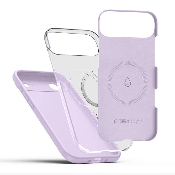 Tech-Protect Silikone MagSafe-etui til iPhone 17 Air - Lilla