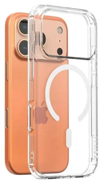 Etui ARAREE MagSafe Flexield M til iPhone 17 Pro Gennemsigtig