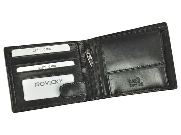 Rovicky PC-103-BAR RFID-nahkainen miesten lompakko
