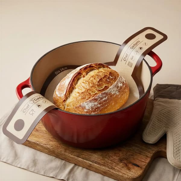 SILIKONE MÅTTE TIL BAGEBRØD DEJMÅTTE 55X24CM GENBRUGELIG