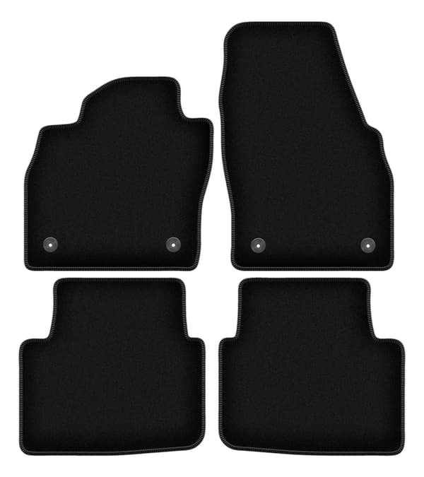 BASIC mustat velour-lattiamatot: Skoda Scala hatchback (2019-)