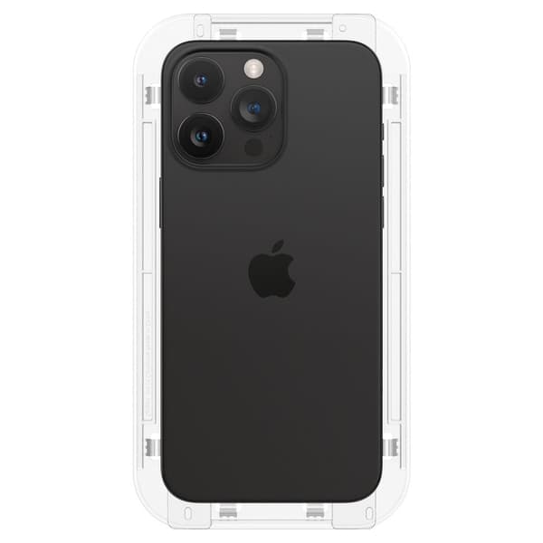 Härdat glas Spigen Glas.TR EZ Fit 2-pack iPhone 15 Pro Max Klar
