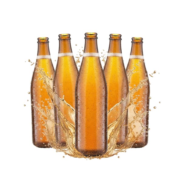 5X OLUTPULLOT SIIDERI VICHY KEVYT 500ML RADLER OLUTPULLOT 5 KPL.